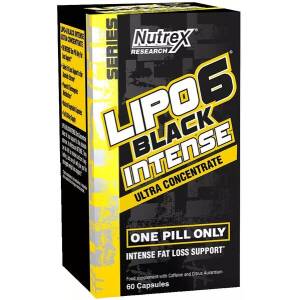 Lipo-6 Black Intense Ultra Concentrate - 60 caps - Nuvalia
