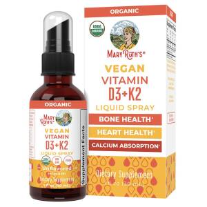 Mary Ruth's Vitamin D3+K2 Spray Unflavoured 1oz (30ml) - Nuvalia