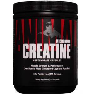 Micronized Creatine Monohydrate Capsules - 300 caps - Nuvalia