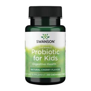 SWANSON Probiotyki dla dzieci do ssania 60tab - Nuvalia