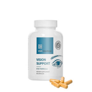 USA medical Vision Support (60 Capsules) - Nuvalia