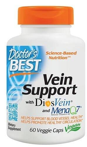 Vein Support with DiosVein and MenaQ7 - 60 vcaps - Nuvalia